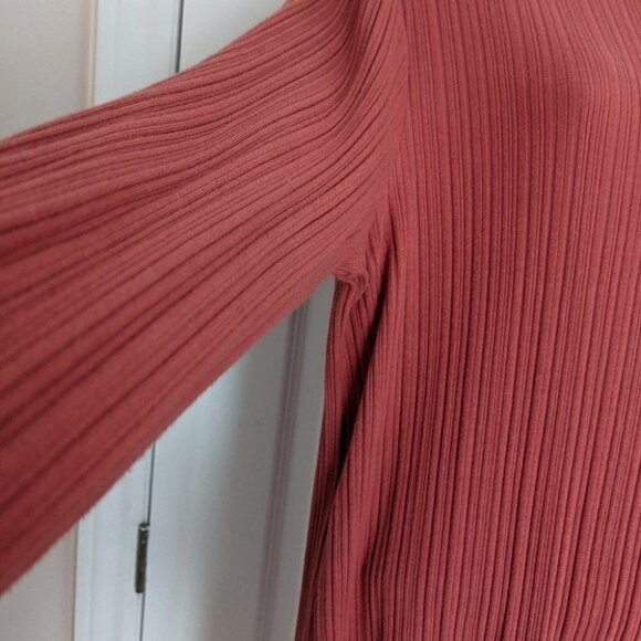 NEW CHENAULT rib dress Mockneck Sweater Dress Large - Picture 11 of 13